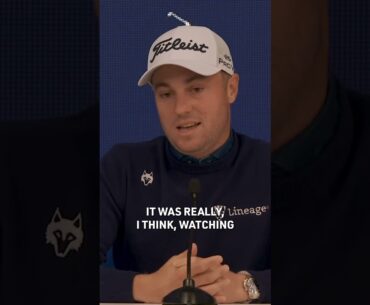 Justin Thomas was 'infatuated' watching Scottie Scheffler at last year’s Players Championship.