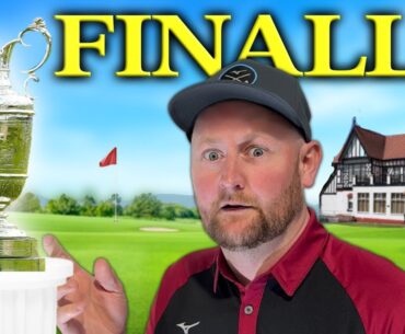 I Played My BEST GOLF At THE OPEN Qualifying Course!