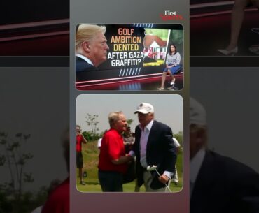 Trump's Golf Ambition Dented By Pro-Palestinian Graffiti? | First Sports With Rupha Ramani | N18G