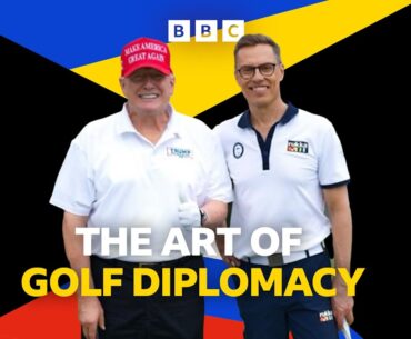 Is golf diplomacy the way to win over Trump? | BBC News
