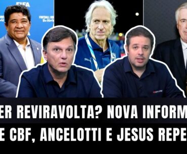 "SAIU AGORA A INFORMAÇÃO, gente! O Jorge Jesus..." OLHA essa NOTÍCIA sobre Seleção, Ancelotti e CBF!