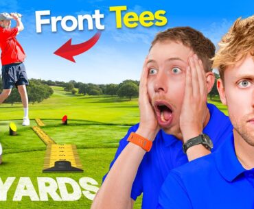BIG WEDGE GOLF BUT THE TEE BOX IS OUR HANDICAP!