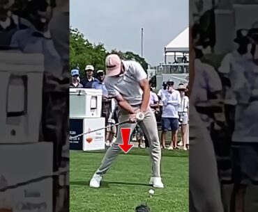 wyndham clark golf swing slow motion DRIVER - LAGGING TRANSITIONS