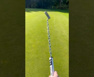Super Rare and Expensive Chain Link Putter #golf #golfputter #putter