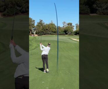 Nelly uses the slope to absolute perfection...#TaylorMade #shorts