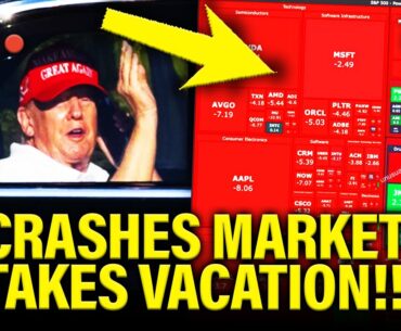 Trump has CATASTROPHIC Morning and RUNS TO GOLF