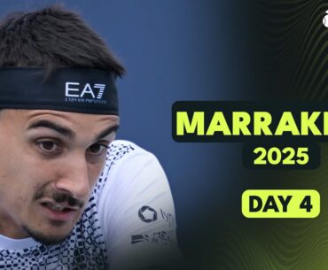 Griekspoor vs Carreno-Busta; Darderi, Gaston & Sonego On Court | Marrakech 2025 Day 4 Highlights