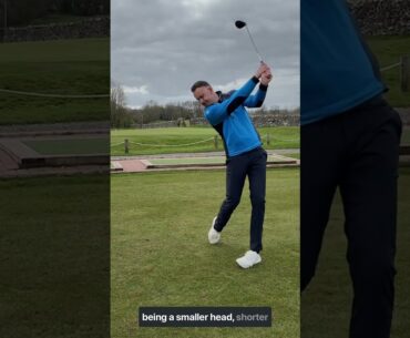 CHEAT CLUB OFF THE TEE! Callaway Elyte Mini Driver #golf #golfswing #callawayelyte