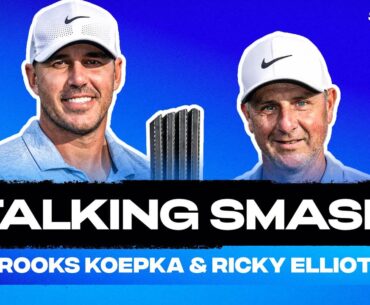 Brooks Koepka & caddie Ricky Elliott talk bad golf shots, vacations & more | Talking Smash | Ep. 1