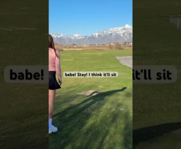 When you crush that first tee shot ￼😍