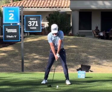 Kevin Velo Golf Swing at PGA West Face on 2025