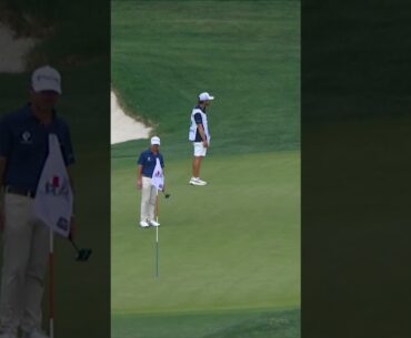 Cameron Young EAGLE from 67 feet 👏🦅