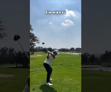 PGA KOREA Kim Minkyu Golf Driver Swing