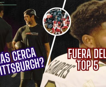 🏈⚠️ | Noticias. Aaron Rodgers y DK Metcalf entrenan juntos. ¿Sheduer Sanders afuera del top 5?