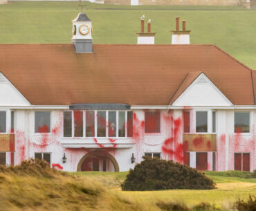 Man, woman arrested over damage to Donald Trump’s Scottish golf courses | World News