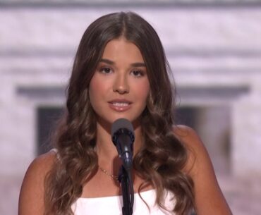 Trump's granddaughter takes the stage at the RNC