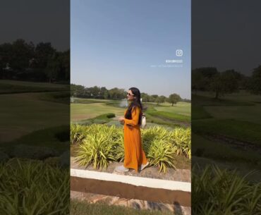 Enjoying view at Kensville golf resort of ahmedabad. #lifestyle