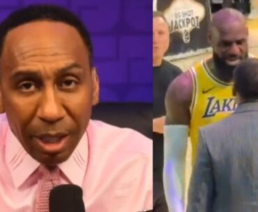 Stephen A Smith reveals what LeBron James said to him during heated confrontation