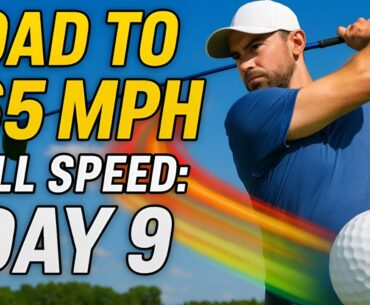Road To 165 MPH Ball Speed: Day 9 #golf #driver #speedtraining