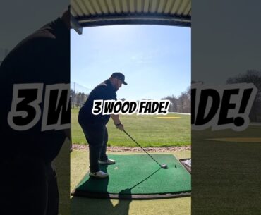 Smooth 230 Yard Fade with the 3 Wood!