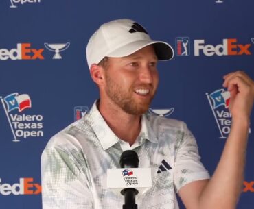 Daniel Berger Discusses 2025 Valero Texas Open | PGA Tour Friday Flash Interview