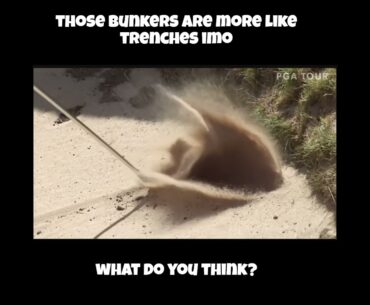 Matt Fitzpatrick Fails to Clear the Bunker! #golf #pgatour #mattfitzpatrick