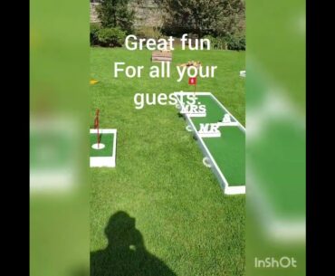 Birtsmorton Court Near Malvern Crazy golf wedding hire