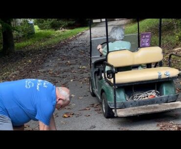 Leaf blowing attempt 😅