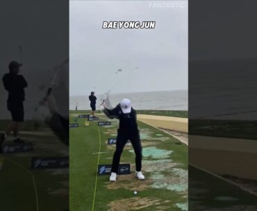 PGA KOREA Bae Yongjun Golf Iron Swing