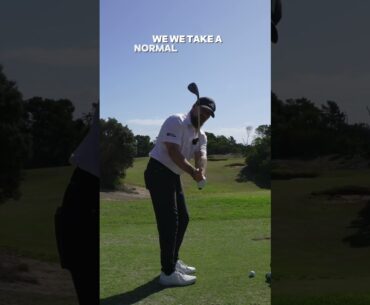 High soft lobbing golf shot. #golf #golftips #golfcoach #golftip #pgatour