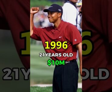 Tiger woods Networth Over the Years.⛳#tigerwoods