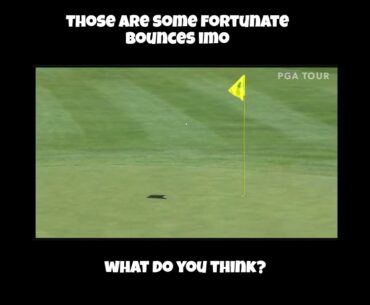 Lucas Glover Hits Perfect Shot for Double Eagle! #golf #pgatour #lucasglover
