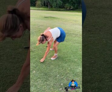 Mary was here without saying “Mary was here” #golfgirl #maryburke #themaryburke