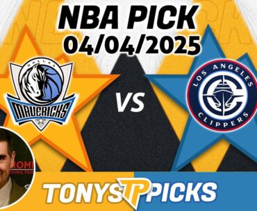 Dallas Mavericks vs. LA Clippers Pick 4/4/25 NBA Pick Prediction