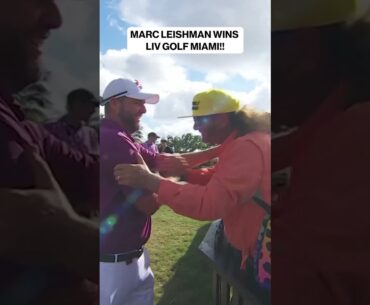 MARC LEISHMAN WINS LIV GOLF MIAMI AT TRUMP NATIONAL! #golf #liv #trump #miami #livgolf