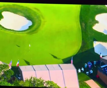 Tony Finau aces a Hole In One at the 16th Hole ⛳️ 4-4-25