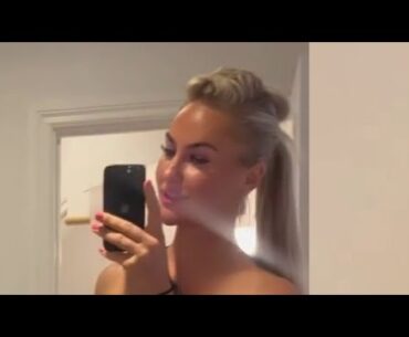 Bra-less Charley Hull Turns Heads as She Poses in Sizzling Hot Dress