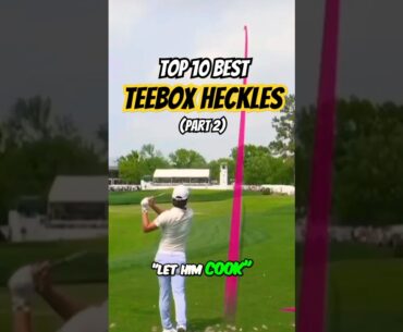Best Crowd Shouting at Players Moments! Pt 2 #shorts #golf #funnymoments