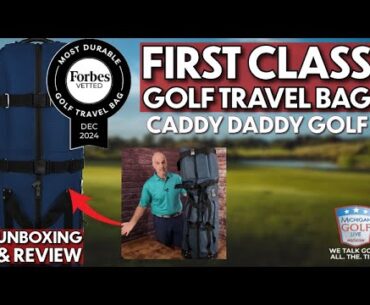 First Class Golf Travel Bag Unboxing & Review | Best Bag For Golf Travel?