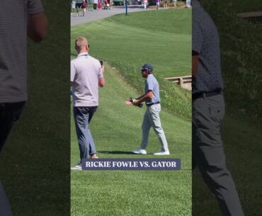 Rickie Fowler takes on alligator at The PLAYERS Championship! 🐊 #theplayers #rickiefowler #pgatour