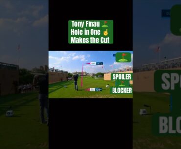 Tony Finau ⛳️ Hole in One☝️at Valero 👏 #golf #ace