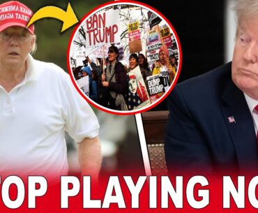 Trump has MELTDOWN in Golf Course As “Hands Off” Protests Against Trump & Musk Grip the US & EU