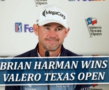 Brian Harman Wins Valero Texas Open; 1st Win Since 2023 Open Championship