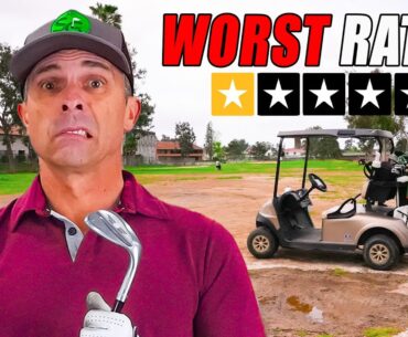 I Played the 3 Worst Rated Golf Courses in America for the Last Time!
