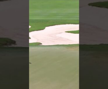 From 250 yards to 10 feet! Great approach by Matthew Wolff!