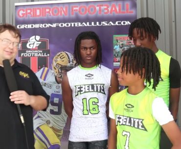 Hosanna Christian RB Jordan Ford, Bluff Middle CB Carson Duncan, & Louisiana Key WR/S Cameron Young