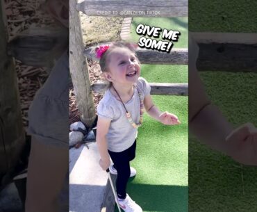 Little Girl Gets Hole-In-One! 😂❤️