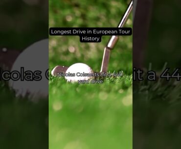Breaking Records: Nicolas Colsaerts' 447-Yard Drive at the Ryder Cup