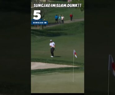 PGA Sungjae Slam Dunk in Golf