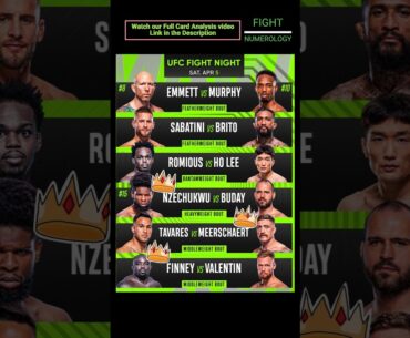 UFC Vegas Emmitt vs Murphy 5th April prediction & breakdown #ufc#mmab#fightnight #prediction#ufcnews